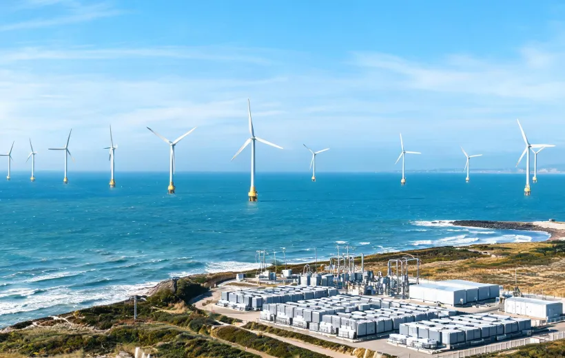 Offshore wind and energy storage project landscape